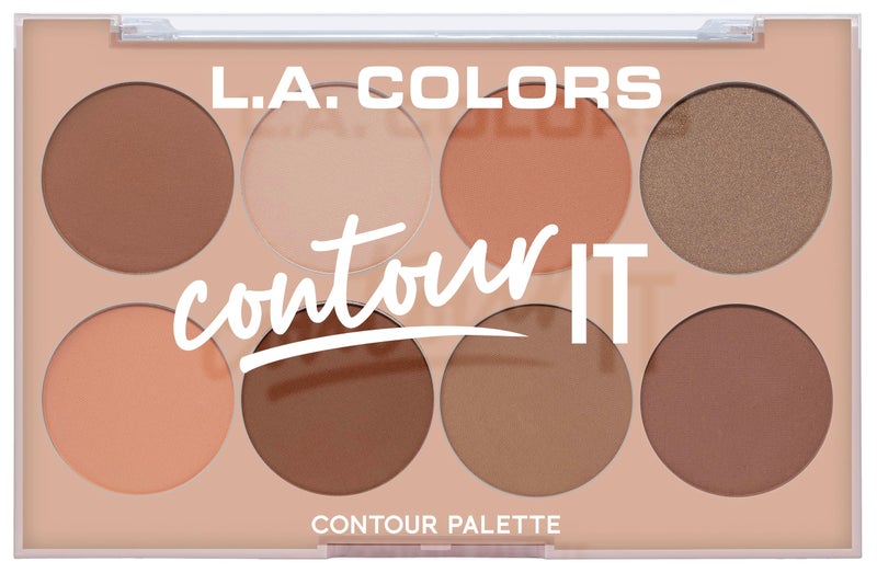LA Colors I Heart Makeup Contour Palette MediumDeep 104 Ounce