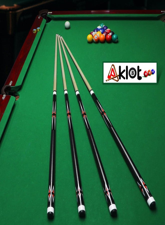 AKLOT 2 Set of Pool Cue Stick Pool Stick 58 inch Billiard Stick Mixed Weight Billiard Cue - Image 5
