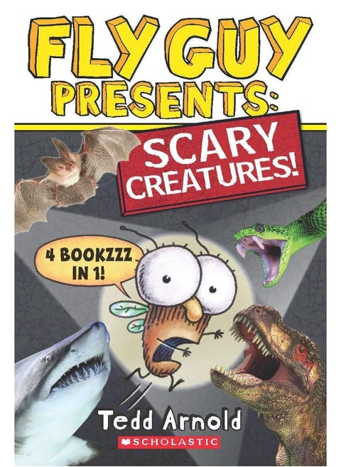 Fly Guy Presents: Scary Creatures! (4 Bookzzz In 1) [Paperback]