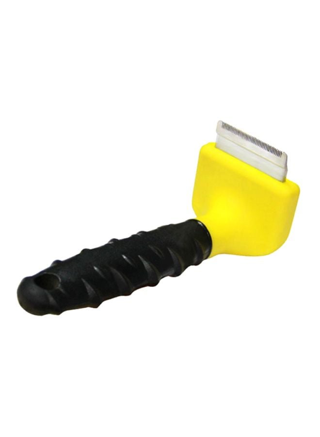 شاربدو مشط للحيوانات الأليفة من الستانلس ستيل أصفر 14.6x6سم - Image 2