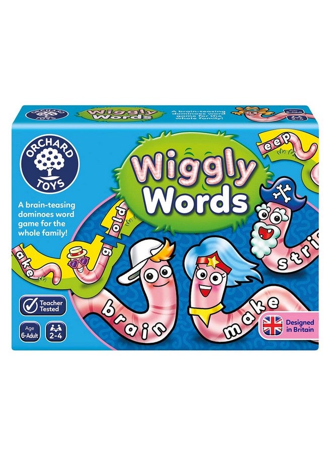 Orchard Toys Wiggly Words Spelling Board Game Fun&Educational Family Game For Word Building,Party Gift For Kids Age 6+ Years,Multicolor - Image 1