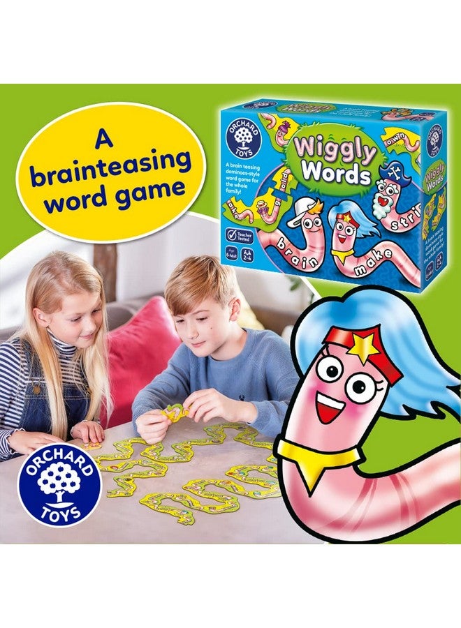 Orchard Toys Wiggly Words Spelling Board Game Fun&Educational Family Game For Word Building,Party Gift For Kids Age 6+ Years,Multicolor - Image 4