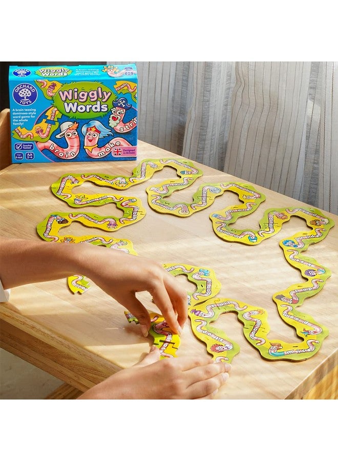 Orchard Toys Wiggly Words Spelling Board Game Fun&Educational Family Game For Word Building,Party Gift For Kids Age 6+ Years,Multicolor - Image 2