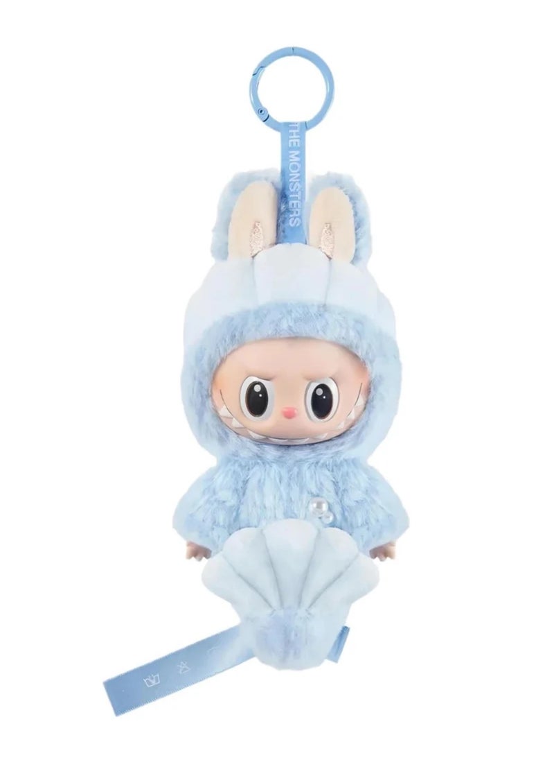 LABUBU Blue Labubu Plush Doll With Small Tail, Gift  - Image 1