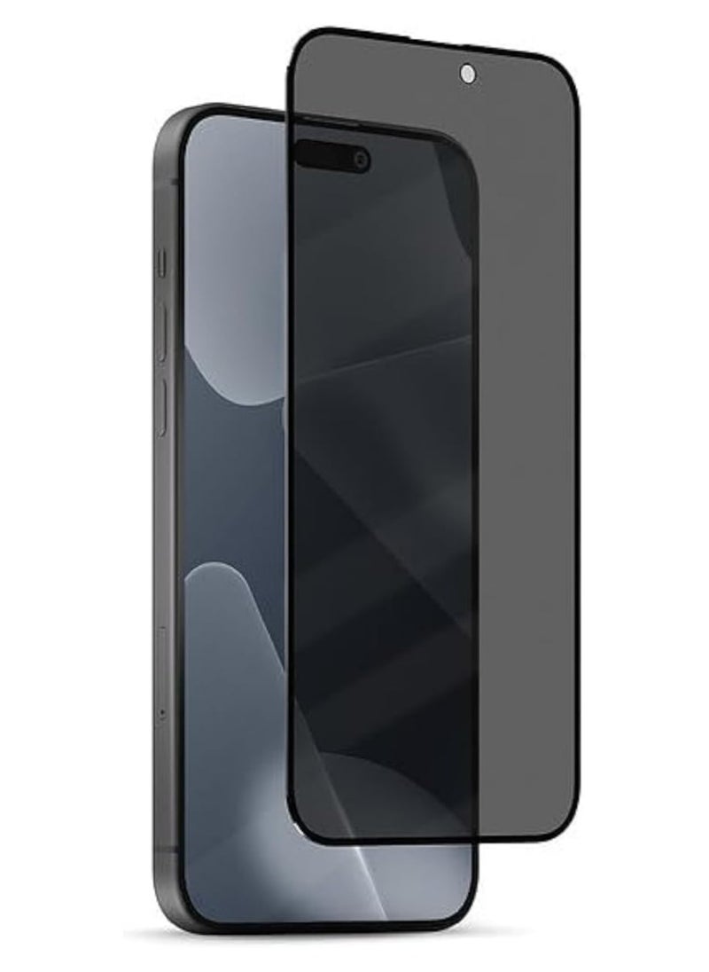 TWEGGON Privacy Screen Protector for iPhone 15 Plus 6.7", Tempered Glass Screen Protector for Apple iPhone 15 Plus 6.7" Black  - Image 1
