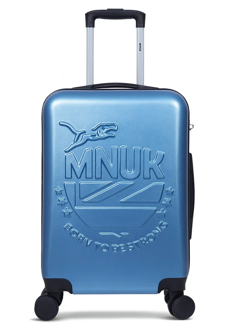 منيك حقيبة سفر مانشستر  بوصة بعجلات مزدوجة  درجة وقفل  - أزرق