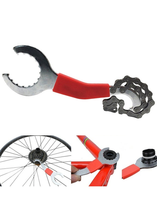 5 Pcs/Set  Bicycle Repair Tool Sets Chain Crank Wheel Extractor MTB Bike Pedal Remover Puller Tool - Image 3