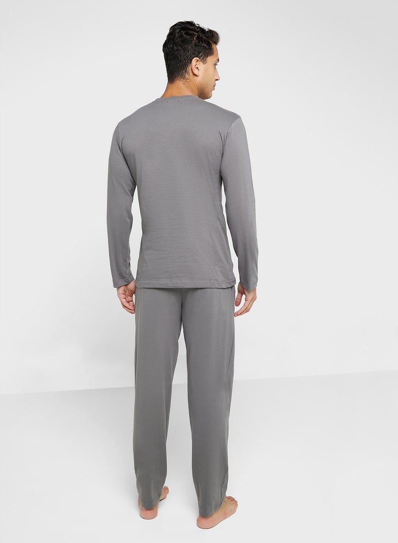 Robert Wood Nightwear T-Shirt & Pants Sets  - Image 2
