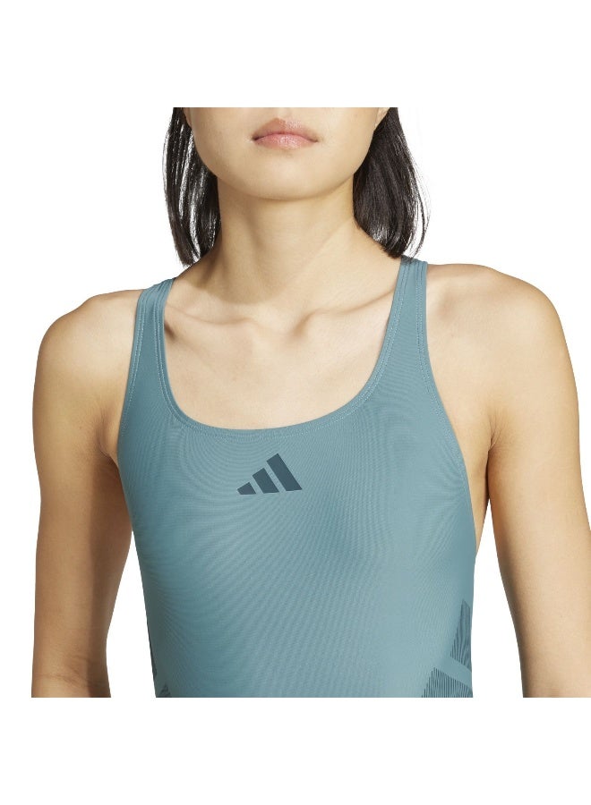 Adidas Logo C-Back Swimsuit - Image 5