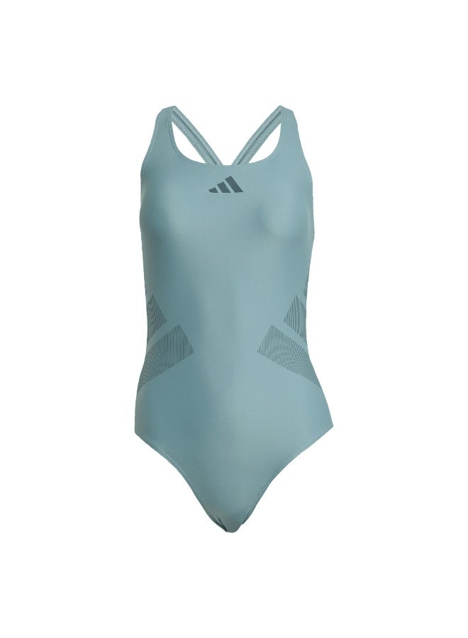 Adidas Logo C-Back Swimsuit - Image 1