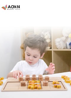 WAOKN Math Number Addition Subtraction Game Counting Puzzles Preschool Educational Montessori Kindergarten Sorting Toys Learning Activity for Kids Boys Toddlers  - Image 3