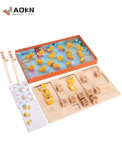 WAOKN Math Number Addition Subtraction Game Counting Puzzles Preschool Educational Montessori Kindergarten Sorting Toys Learning Activity for Kids Boys Toddlers  - Image 4