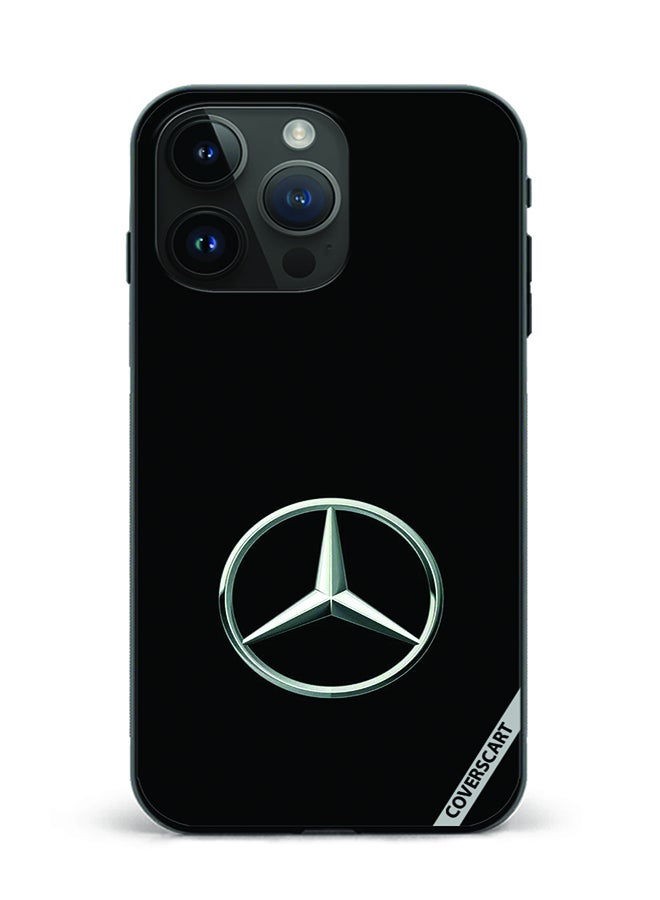 COVERSCART Protective Case Cover For Apple iPhone 15 Pro Max Mercedes Design Black - Image 1
