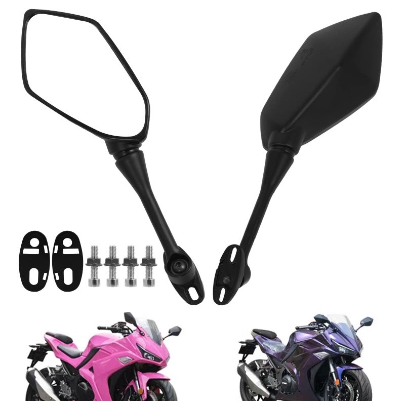 INKUDRI Motorcycle Mirrors CBR600RR Mirrors CBR 600 F4 F4I Mirrors CBR250R CBR300R CBR500R Mirrors CBR900RR CBR919 CBR929RR CBR954RR CBR1000RR Mirrors VTR1000 VFR800 GT125R GT250R GT650R GT650S Mirror