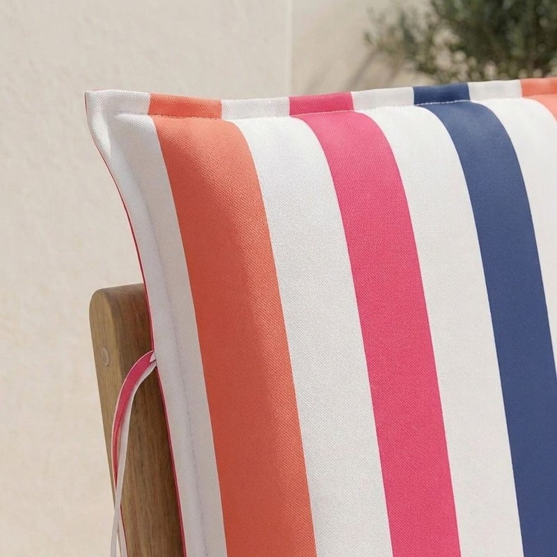 DANUBE HOME High Back Cushion 115X47X4Cm/120X52X4Cm - Cardinal Midnight, Multi Color, Supportive High-Back Chair Cushion, 100% Polyester Fabric, For Outdoor Chair - Image 5