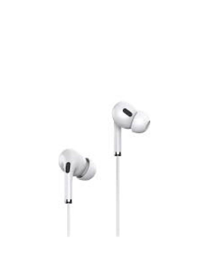 Devia Wired Earphones, Stereo, 3.5 mm - White - Image 3