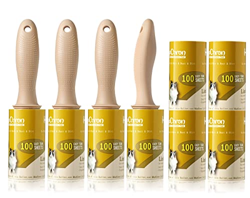 HAPCHRON HapChron Lint Rollers Extra Sticky for Pet Hair 800 Sheets4 Handles Lint Remover Go Beyond Animal Fur Dust and Other Dirt Dog  Cat Hair Remover Rollers for Clothes Furniture Carpet Car 