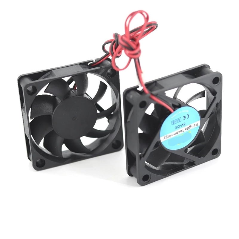 3D Printer Fan 6015 2pins 60mm 60x60 x15 mm 6cm Cooling Fan Graphics Card Fan DC 5V / 12V / 24V 6015 2P 1pcs(12V) - Image 3