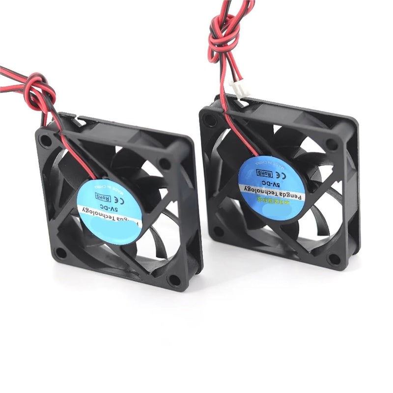 3D Printer Fan 6015 2pins 60mm 60x60 x15 mm 6cm Cooling Fan Graphics Card Fan DC 5V / 12V / 24V 6015 2P 1pcs(12V) - Image 4