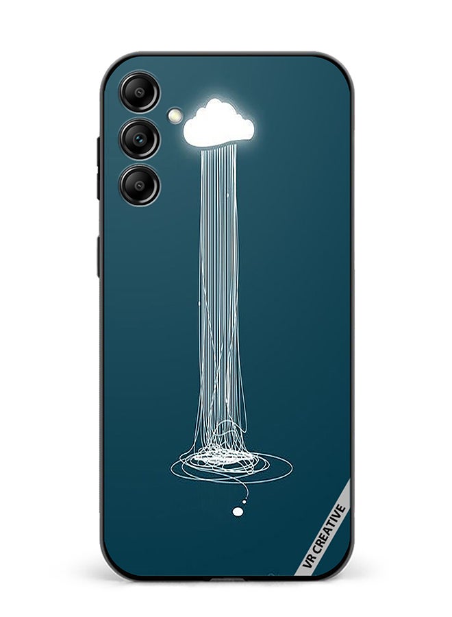VR CREATIVE Protective Case Cover For Samsung Galaxy A55 Animated Rain Design Multicolour - Image 1