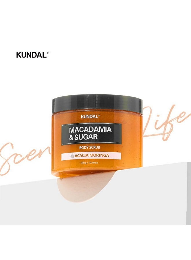 KUNDAL كندال مسك أبيض ماكاداميا وسكر مقشر للجسم (550 جرام) - Image 3
