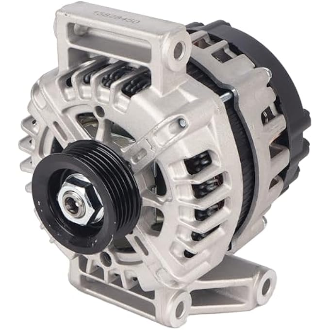 KUSATEC 15828450 New Alternator Compatible with Pontiac G5 for Chevy Cobalt 2008-2010/Malibu 2008-2012; Saturn Aura 2008-2009/Sky 2008/Vue 2008-2010; 12V 130A Replacement OE# 22762984 FG12S010 - Image 1
