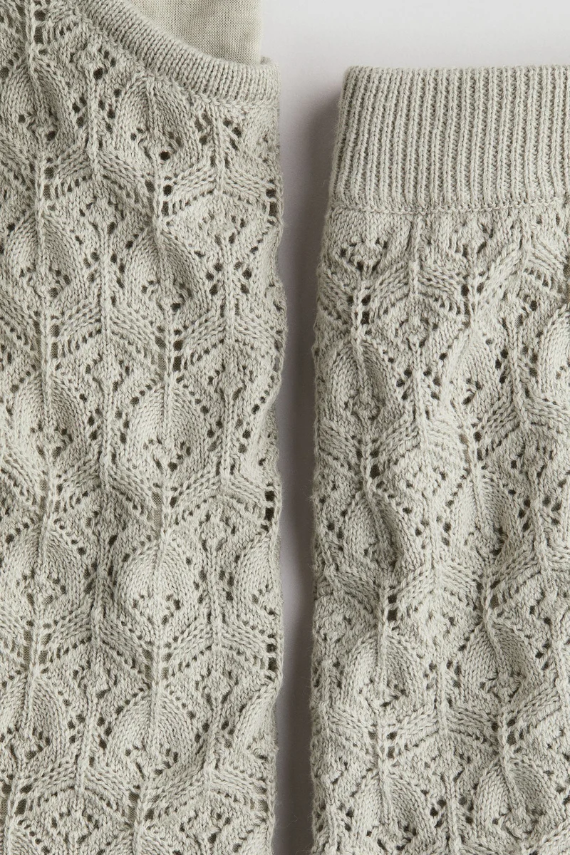 H&M 2-piece crochet-look set