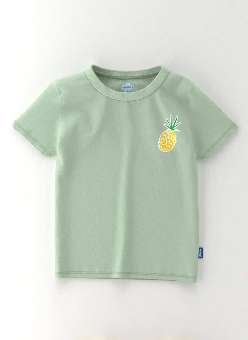 Nautinati Green, Yellow, Peach Nautinati Boys' Cotton Pack of 3 Graphic Printed T-shirt for Men | Best Price UAE