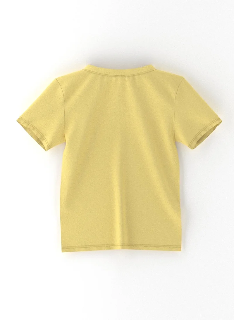 Nautinati Green, Yellow, Peach Nautinati Boys' Cotton Pack of 3 Graphic Printed T-shirt for Men | Best Price UAE