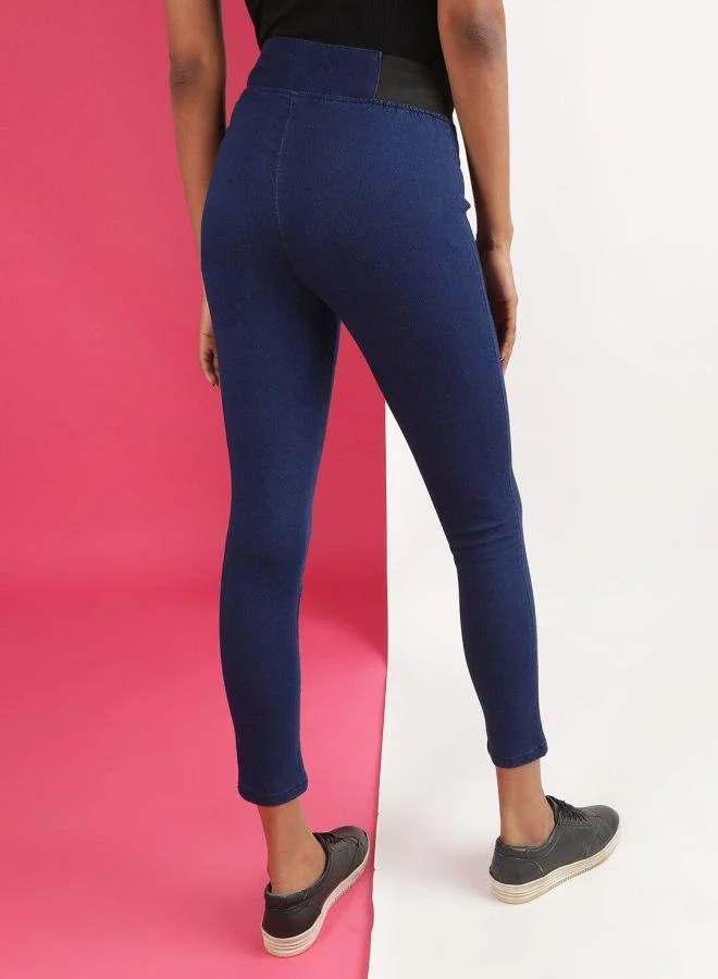 Freehand Women Super Skinny Solid High-Rise Denim Jeggings