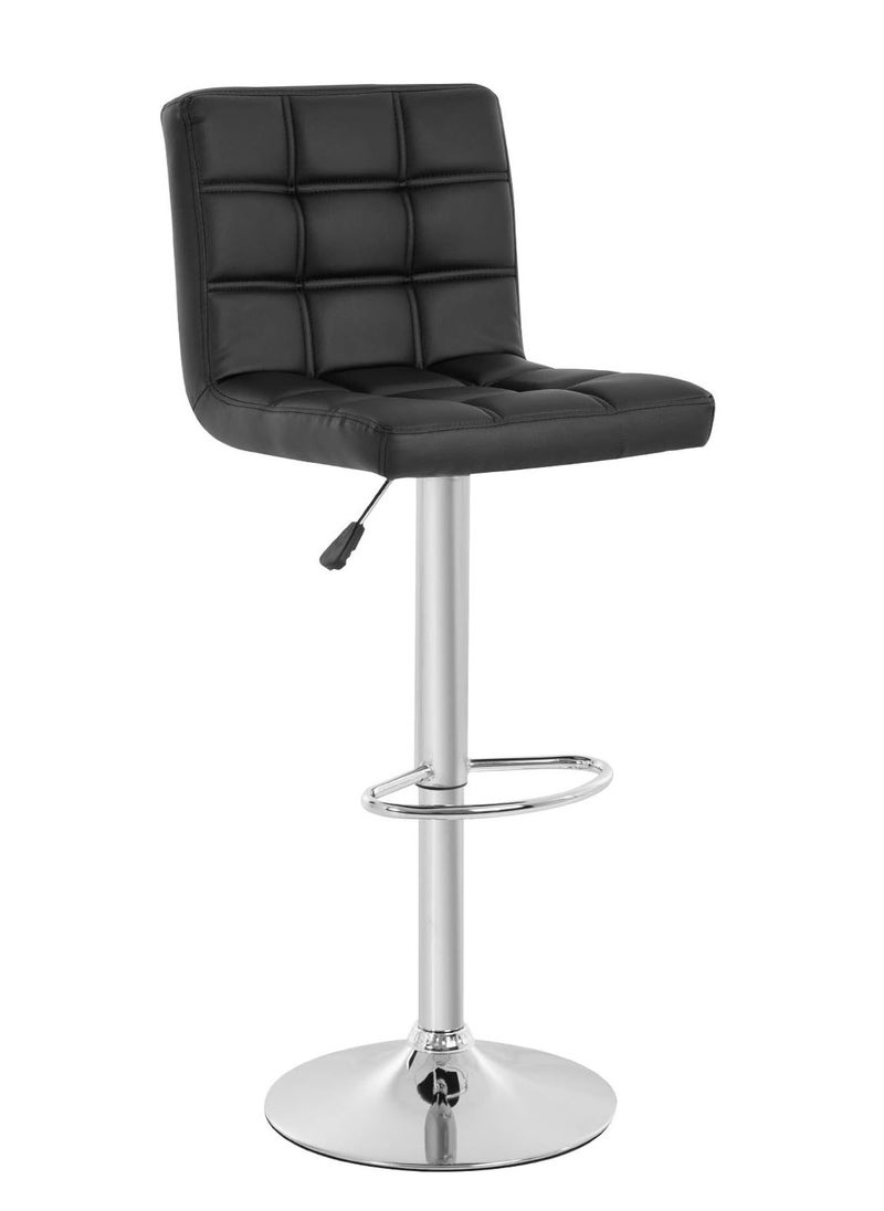 CityRiya-Long - Bar Stool PU Leather Bar Chairs Swivel Barstools Rolling Stool Vanity Chair Kitchen Counter Height Island Chairs Swivel Stool with Footrest for Home Office Studio Shop SPA Salon - Image 1