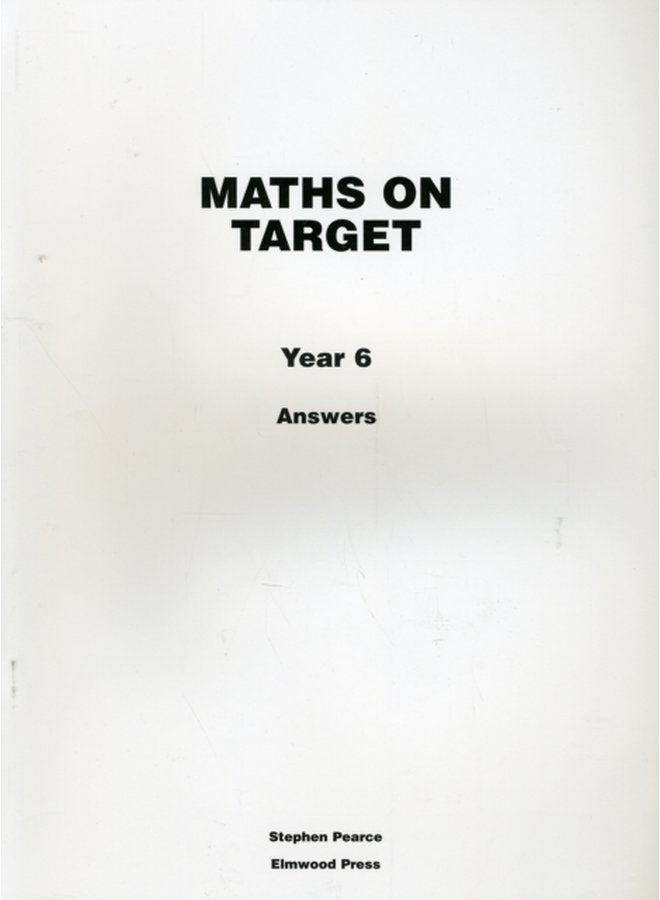 Maths on Target Year 6 Answers - Paperback