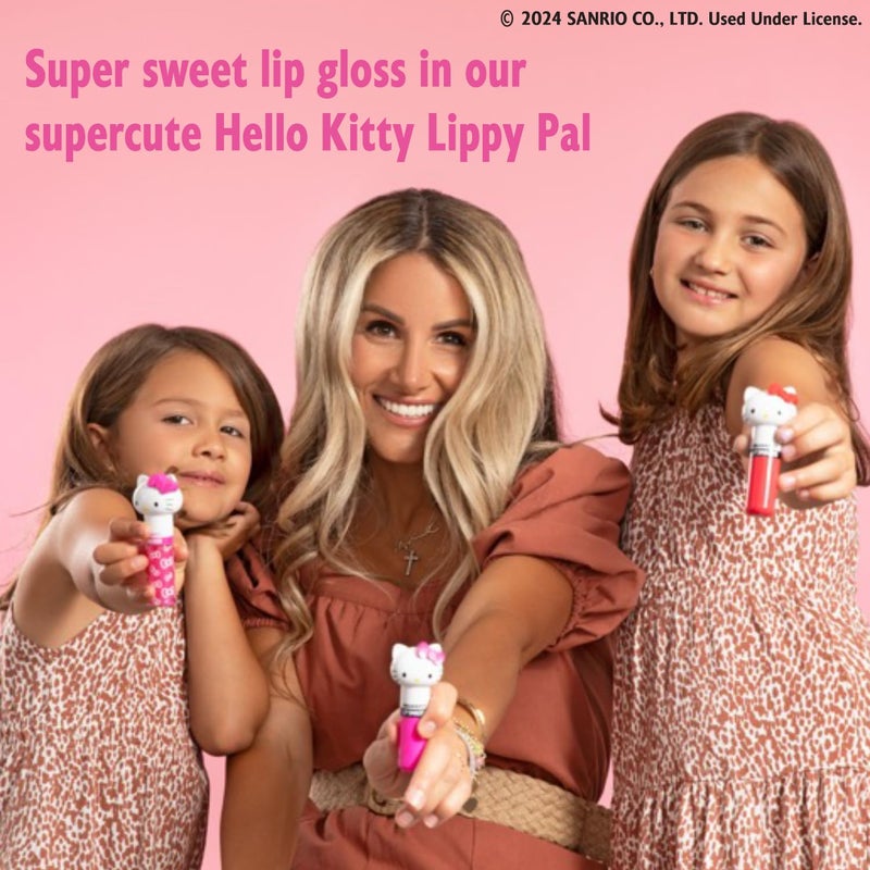 Lip Smacker Lippy Pals Swirls, Sanrio Hello Kitty, Flavored Moisturizing & Smoothing Soft Shine Lip Balm, Hydrating & Protecting Fun Tasty Glossy Finish , Cruelty-Free & Vegan - Kiwi - Image 3