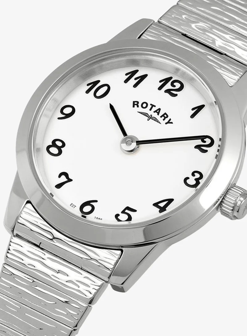 Rotary Rotary Ladies Heritage Stainless Steel Expander Bracelet Watch - RLB10029/01