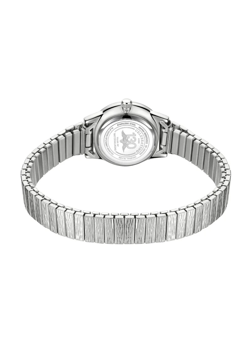 Rotary  Women's Heritage Altera Analogue Watch, 22 mm, White Dial, Steel Expander Bracelet for Women | Best Price UAE