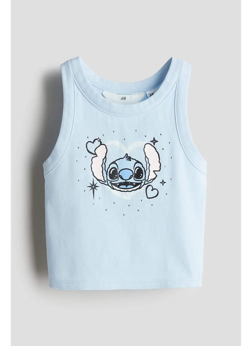 H&M Printed Vest Top