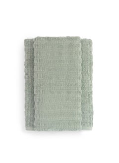 More cottons Soft Ribbed Jacquard Towel 600 GSM  - Image 1