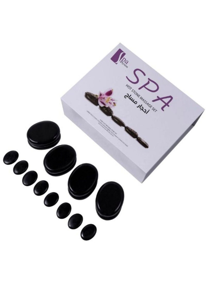 Spa System 17-piece massage stones - Image 1