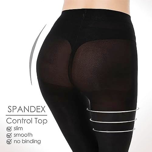 Xs and Os Women Semi Opaque Tights High Waist Stockings Pantyhose - Image 4