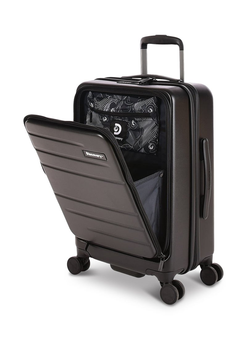 Discovery Adventures - Crossroad 3-piece luggage set from Discovery, made of aluminum and polycarbonate, with wheels and multiple sizes - Image 1