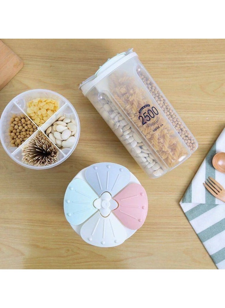 Generic - 2500 ml divided legume container, you can use it to measure because its graduation is very precise and accurate TR - Image 1