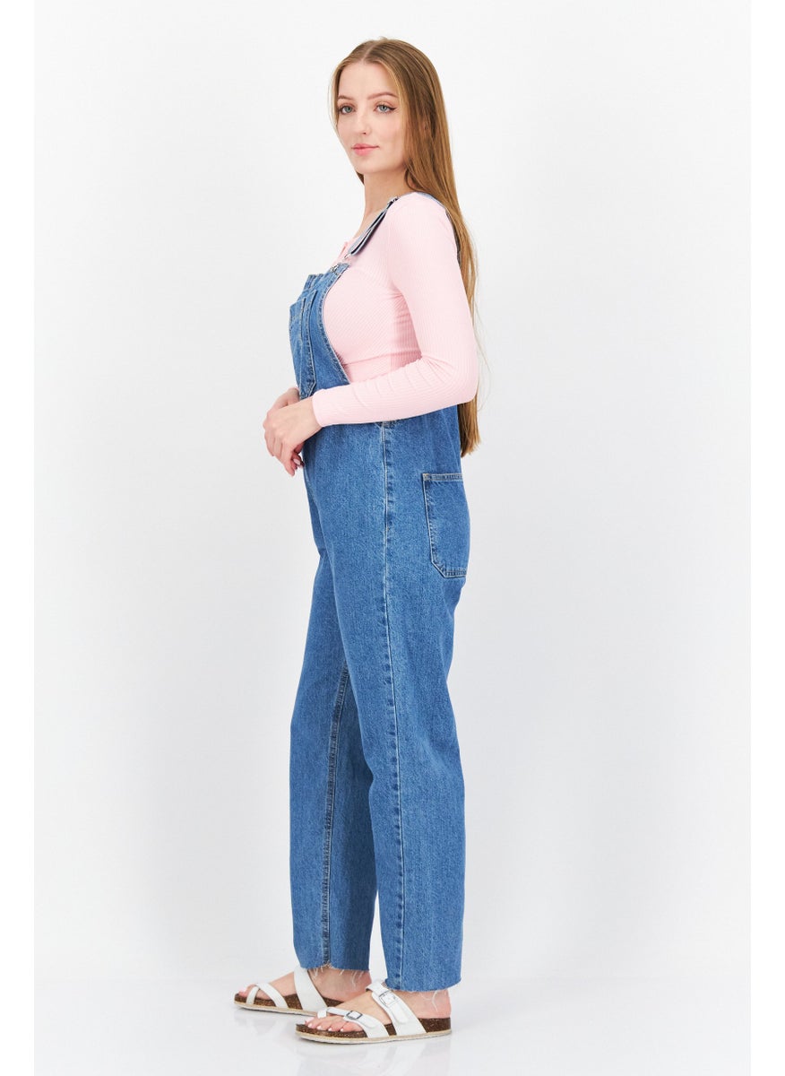 Women Sleeveless Washed Denim Jumpsuit, Blue - pzsku/Z4058623DA0A1F781C9C7Z/45/_/1737643058/09f40ce8-9590-4862-b52a-0bc305cbe874