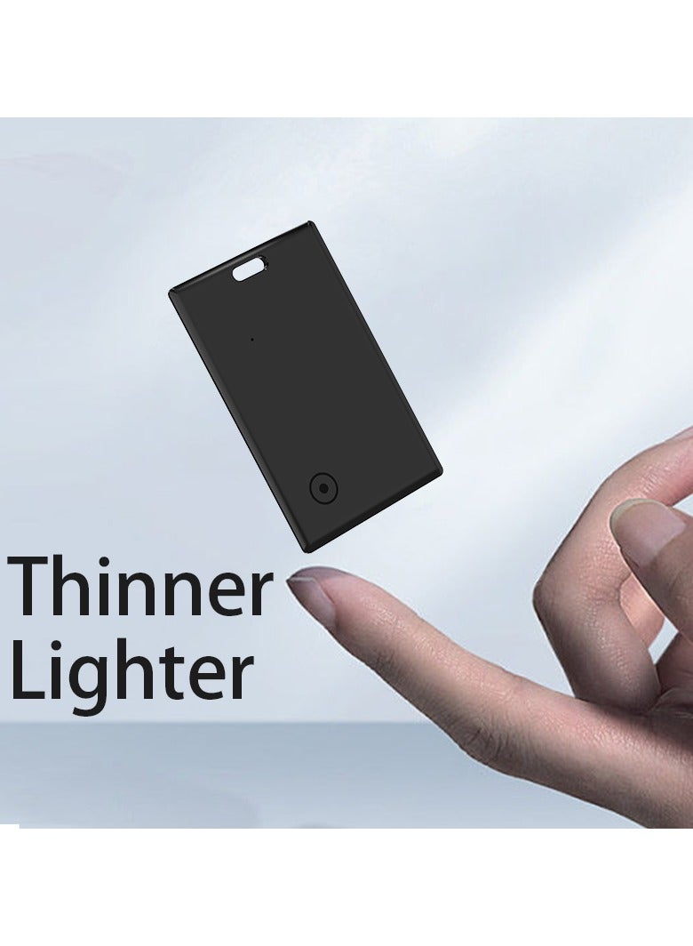 DIDseth Wallet Tracker Card, Work with Apple Find My(iOS Only),Key Finder, Item Locator for Bags, Wallets, Passports, Luggage(Black 1 Pack) - Image 2