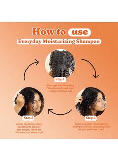 Fix My Curls Everyday Moisturizing Shampoo For Curly And Wavy Hair Ph Balancing Itchy Dry Flaky Scalp Solution Apple Cider Vinegar Cruelty Free Paraben & Silicone Free (100Ml)  - Image 4