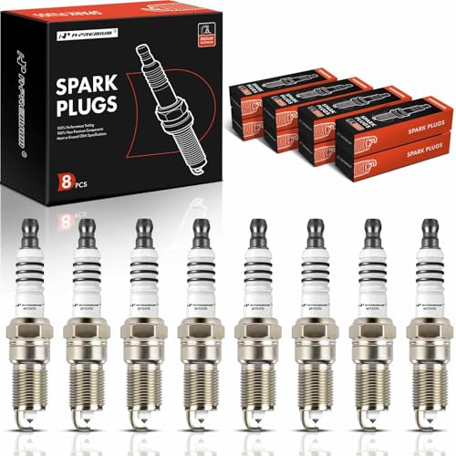 A-Premium 7397 Iridium Platinum Spark Plugs (8 Packs) Compatible with Chevrolet, Buick, Cadillac Cars - Impala, Tahoe, Camaro, Colorado, LaCrosse, SRX, Escalade, CTS, Corvette, V8 4.6L-6.0L, 1993-2014 - Image 1
