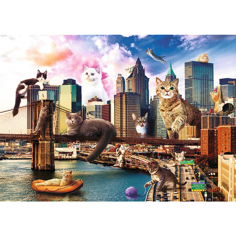 Trefl - Cats in New York Puzzle 1000 Pieces - 10595 - Image 2