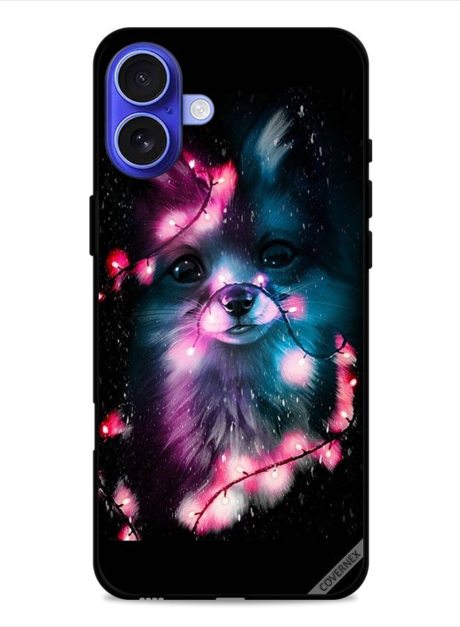 Covernex غطاء حماية آبل آيفون 16 خفيف وذو تصميم ذئب صغير - Image 1