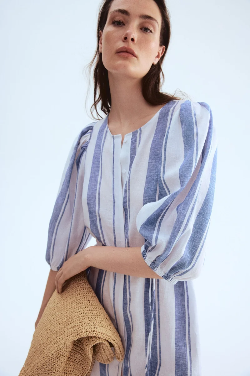 H&M Linen-blend dress