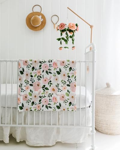 Sorrel + Fern Baby Crib Mobile (Felt Rose) - Baby Nursery Decor - Handmade Floral Decor for Girls - Crib Hanging Toy - Image 5