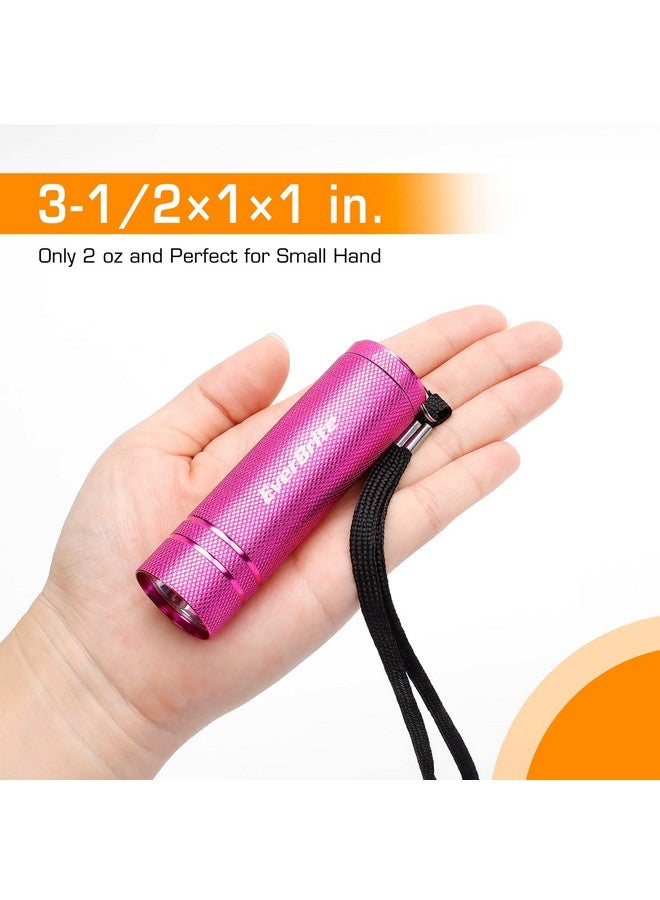 إيفربايت مجموعة مصابيح يدوية صغيرة من EverBrite مكونة من 6 قطع، مصابيح LED يدوية من الألومنيوم مع حزام، ألوان متنوعة، بطاريات متضمنة لهدايا الحفلات، والقراءة الليلية، والتخييم، وانقطاع التيار الكهربائي، وهدية عيد الميلاد - Image 2